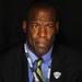 Eastern Michigan University head football coach Ron English looks on as he answers questions from the press during MAC Media Day at Ford Field in Detroit on Tuesday Melanie Maxwell | AnnArbor.com
